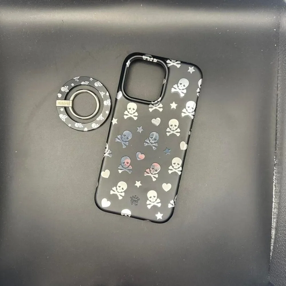 Velvet Grey and Black Phone-cases